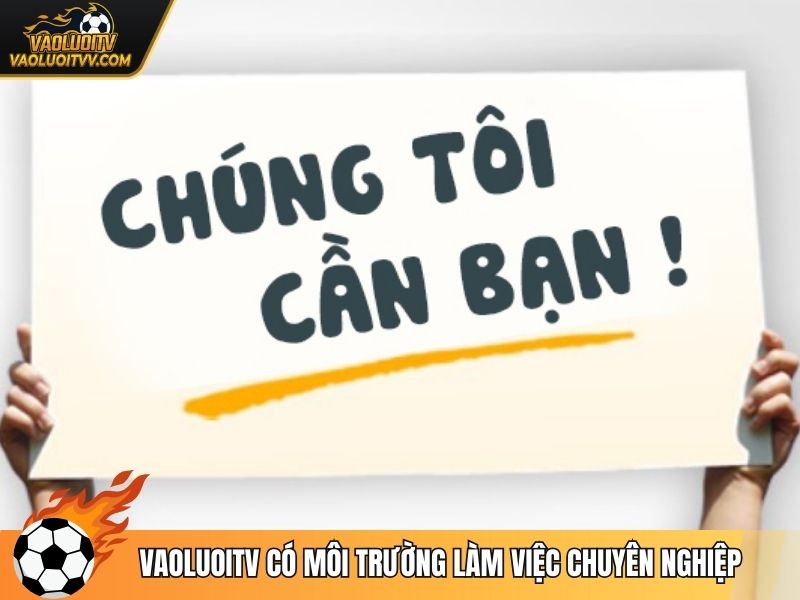 Vaoluoitv có môi trường làm việc chuyên nghiệp