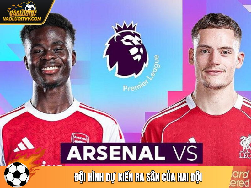 Đội hình dự kiến ra sân của hai đội