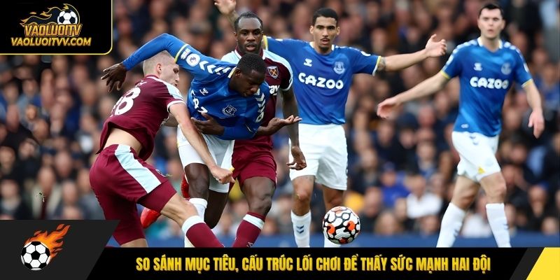 So sánh mục tiêu, cấu trúc lối chơi để thấy sức mạnh hai đội